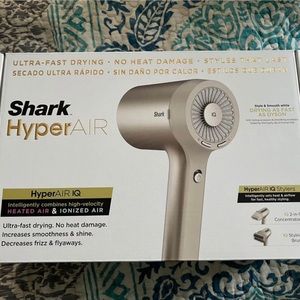 NWT Shark Hyper Air blowdryer- never used or removed from packaging